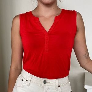 Red tank top cable & gauge